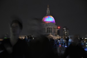 London's Burning St.Paul's orangeblue 